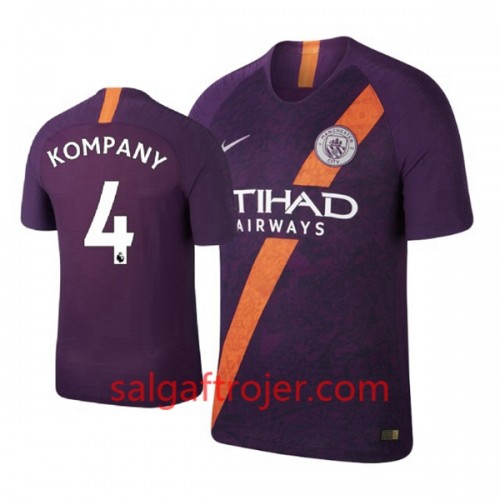 Manchester City Fodboldtrøjer Kompany 4 3. sæt 2018/19 Kort ærmer Manchester City Fodboldtrøjer Kompany 4 3. sæt 2018/19 Kort ærmer